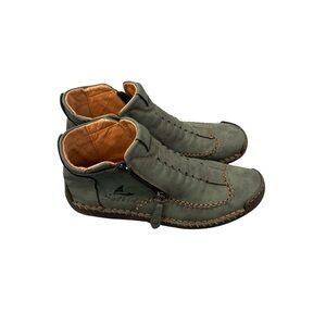 Men's Salkin Green Ankle Boots EU Sz 43 US /Sz 10 Model 2109

*no laces